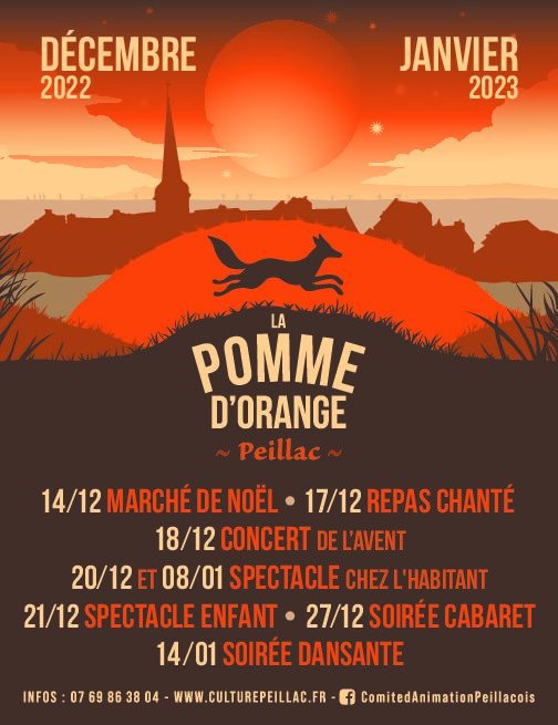 Marché de Noël Pomme d'Orange de Peillac